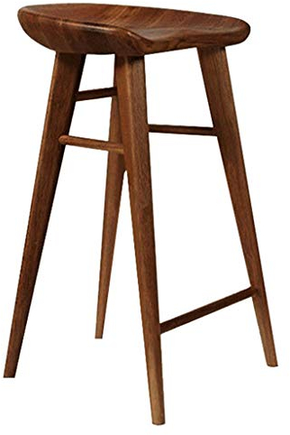 Nussbaum Barhocker Backless Höhe Zähler Küche Frühstück Bistro Dining Fußstütze Freizeit Premium Qualität Heavy Duty Pub (55 cm, 65 cm, 75 cm)