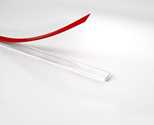 Staubdichtlippe doppelseitig klebend 5,00m x 6mm x 1,5mm Gummilippe Staublippe Dichtung Dichtlippe