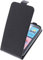 foto-kontor Custodia per Brondi Amico Smartphone (Non per Amico Smartphone 4G) Modello Tascabile Stile Flip Nero