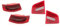 zhaoyaoni Rückleuchten für Audi A6 C6 Quattro Saloon Sedan 2009-2011,Stop Turn Rücklichter Lauflicht Identifikationslicht,4pcs