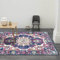 Kurzflor Orient Teppiche City Großer Teppich Retro Ethno-Stil frisches lila Thema120x160cm (4'0''x5'2'')