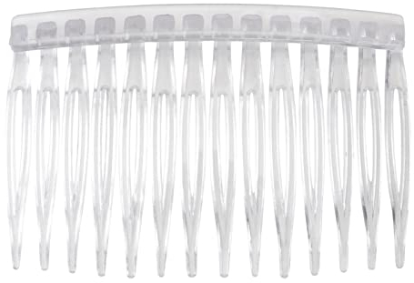 SOLUSTRE 10 Stück Haar-Seitenkämme, Kunststoff-Twist, dekorativer Kamm, Haarspangen, französische Haar-Seitenkämme, Hochzeitsschleierkamm, dekorativ für Frauen und Mädchen