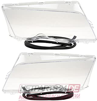 Johns, Scheinwerfer Satz passend für BMW E46 Scheinwerf.glas Streuschei. 3er 02/98-08/01 Satz Set li+re
