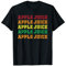 Apple Juice Schriftzug Bekleidung T-Shirt