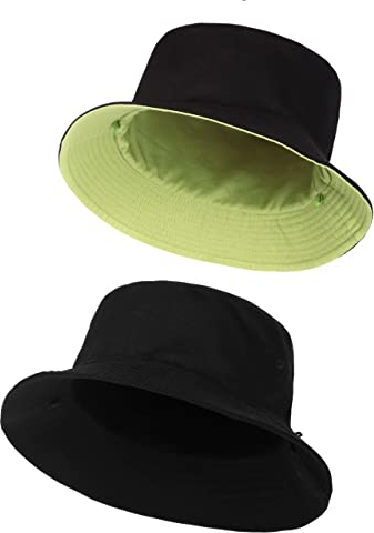 Zylioo XXL Bucket Reversible Hats Big Double Side Hat Large Sun Camping Hats for Men Women Big Heads