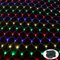 NAIZY LED Lichternetz 6x4m 480LEDs Lichterkettennetz RGB Lichtervorhang mit 8 Modi Stecker Lichterkette Dunkelgrüne Lichtlinie Weihnachtsbeleuchtung Außen-Innen für Weihnachtsdeko Hochzeit Party