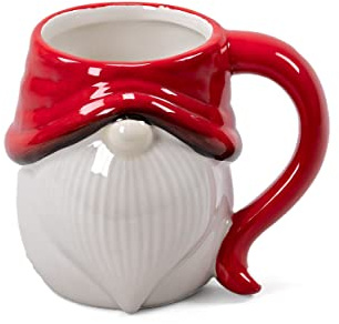KaMel GmbH Weihnachtliches Geschirr aus Porzellan, verschiedene Ausführung wie Teller, Becher und Schüssel (Wichtel-Tasse)