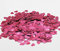 CC wonderland zone 50g Konfetti Herzen Rosa,Tischkonfetti Metallic Herzform Mehrfarbig für Party Hochzeit Dekoration(Φ1.5cm)