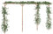 Tidyard Pergola en Bambou pour Jardin Patio ou Terrasse Arche de Jardin Tonnelle de Jardin 385x40x205 cm
