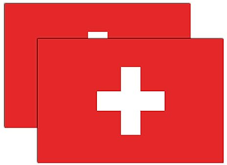 Aimant de voiture avec drapeau national (Suisse)