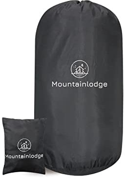 MOUNTAINLODGE Storage Sack for Sleeping Bag 110L Polyester and Mesh Extra Large Capacity for Sleeping Bag Hiking,Travelling and Camping