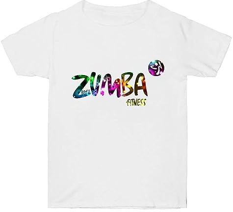 Zumba Trainingsbekleidung Rundhalsausschnitt Kurzarm Bluse Top Zumba Print Workout Tanzkurse Fitness T-Shirt für Frauen Mädchen