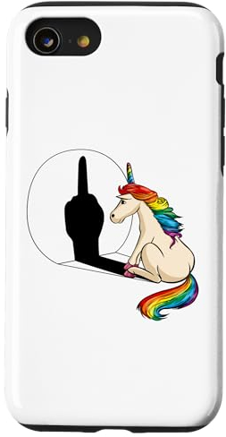Hülle für iPhone SE (2020) / 7 / 8 Einhorn Handyhülle Lustige Einhorn