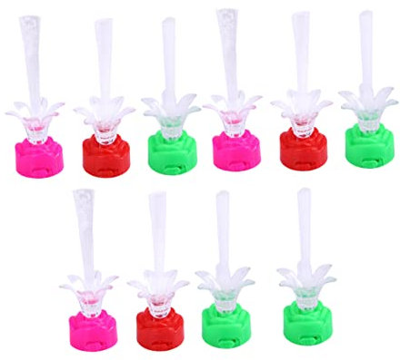 Veemoon Leuchtende -lichterkette Mit Rosenblüten 20-teiliges Set Für Bankett Abendveranstaltung Festliche Dekoration Heimdekoration Zufällige Farbe