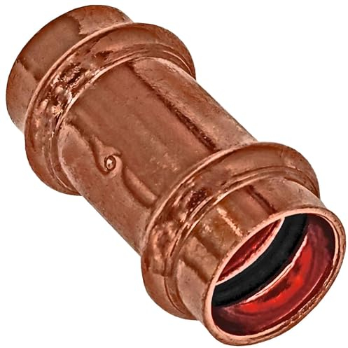 Pressfitting für Kupfer - Muffe Kupplung - Für Rohr-Aussendurchmesser 22 mm