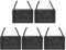 5 Stück Deckenventilator-Kondensator CBB61, metallisierter Polypropylen-Folienkondensator, ideal for Ventilatoren, Pumpen, Motoren, laufend
