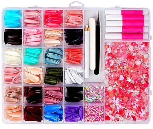 Faux ongles Conseils Ongles Charm Perles Ongles Décorations Art Mixtes Ongles Formés Art Charm pour Ongles en Acrylique Fabrication de Bijoux