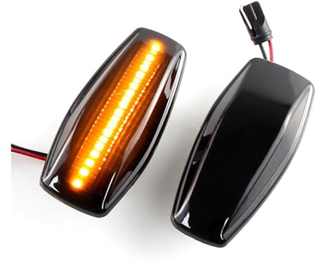 Voirrow 2 STÜCKE Blinker Seitenmarkierungsleuchte Blinkende Anzeige Bernstein for Hyundai for KIA for Rio (DE) for Sportage (JE) for Sedona (VQ) 2006-2010