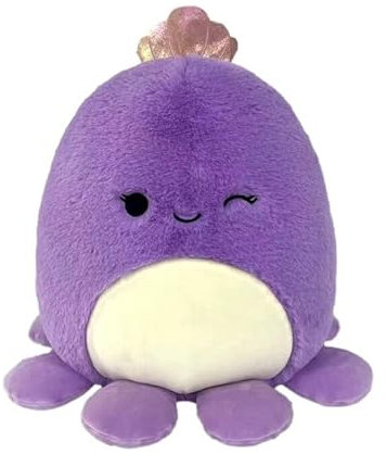 Squishmallows Peluche Pieuvre Violette FuzzAMallows 30 cm Peluche Original 2024