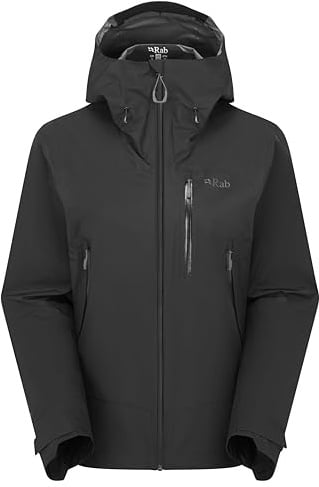Rab Women's Downpour Mountain Jacket - Black - 16
