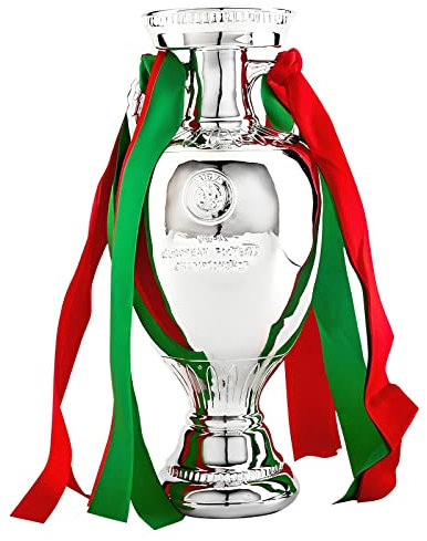 MIAOWR Trofeo dei Campioni di Calcio Europei Replica della Coppa Delaunay Cerimoniali da Collezione per Tifosi,13.4in/34cm