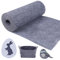 ihaspoko Filzstoff - 30cm x 300cm Meterware Bastelfilz - 3mm Dicke Dekofilz Filzstoff - für DIY Filzunterlage Patchwork Handwerk Filzstoff (Dunkelgrau)