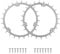 Moupaa Crampons antidérapants TLWH-02 pour tondeuse robot Husqvarna Automower 315/310/305 avec 18 vis