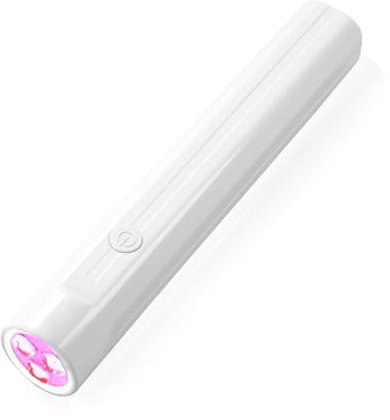 Rechargeable UV Nail Lamp for Gel Nails – Portable Handheld Nail Dryer with USB Plug, Smart Sensor LED Light, Quick Drying Gel Nail Strips & Polishes (White)