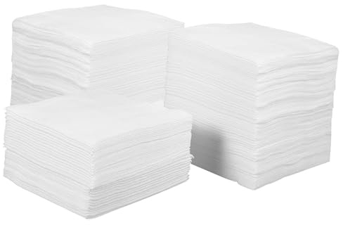 PENIKOKO 400 Stück Einweg Gesichts Make Up Pads aus Atmungsaktivem Vliesstoff Weich und Fusselfrei für Gründliche Reinigung und Schonende Abschminkpflege der Haut