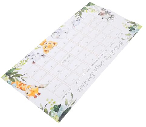 Kisangel Geburtsterminkalender für Monatlicher Tischkalender und Wandkalender zum Aufhängen mit Kreativem Papierdesign für Mädchen und Familienereignisse