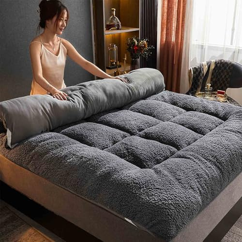 YSZBD DüNne Matratzenauflage Futon Matratze Matratzen-Topper Weich Topper Spannbettlaken 180x200/90x200cm/120x200cm Matratzenschoner Mattress Topper (#2,200x220cm)