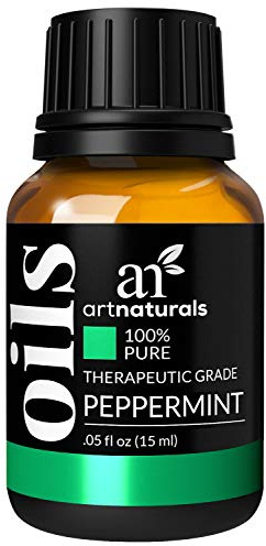 ArtNaturals 100% Pure Peppermint Essential Oil - (.5 Fl Oz / 15ml) - Natural Premium Therapeutic Grade Mentha Peperita - Fresh Scent for Home and Work, Perfect to Repel Mice and Spiders