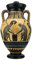 Achilles & Ajax Exekias Antike griechische Amphore Vase Museum Replik Handarbeit