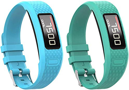 Tyogeephy Uhrenarmband Kompatibel mit Vivofit 1/ Vivofit2, Weiches Silikon Bunter Ersatz Uhrenarmband Armband für Vivofit 1/ Vivofit 2 Activity Tracker, für Frauen Männer klein groß