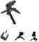 K-S-Trade Qualitativ & Innovativ Stativ Tisch-Ständer Dreibein Handy-Stativ Ständer Für LG Electronics Q60 Mini-Stativ Smartphone Tripod