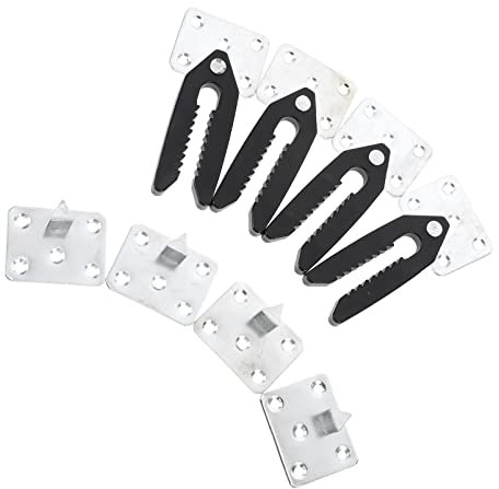 VILLCASE 4 Pz Divano Connettore Divano Componibile A Scatto Divano Morsetti per Sezionali Divano Componibile Ganci Divano per Divani Mobili Componibili Connettori di Plastica Connettore