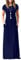 AUSELILY Maxi Dress for Women - Summer Casual Long Dresses for Ladies with Pockets L Navy