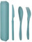 Noewmub Couvert Pique Nique, Ensemble de Couverts de Camping, Couvert Plastique Reutilisable, pour Le Travail, Voyage, l'École, Le Pique-Nique, Le Camping Ou Une Utilisation Quotidienne