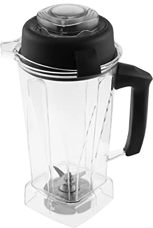 Blender Container, 64 oz Transparent Blender Container Cup with Lid Blade Replacement Accessories, Compatible with Vitamix - Container & C Series Blender