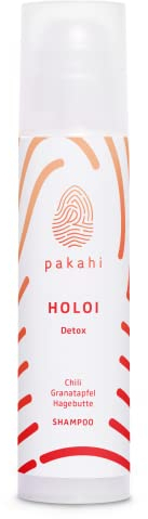 PAKAHI Bio Detox Shampoo Holoi für stumpfes, kraftloses Haar I minzig-frischer Duft I Tiefenreinigung für strapaziertes Haar I vegan & tierversuchsfrei (200ml)