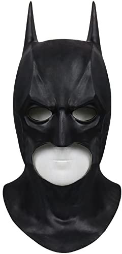 XehCaol Masque Bat Adulte,Cap Cagoule Bat Dark Knight Halloween Carnaval Déguisements Enfant Cosplay Costume Props