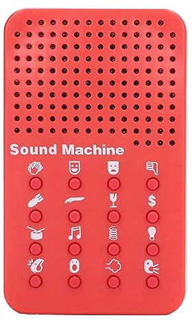 Luqeeg Macchina Portatile per la Creazione di Suoni Divertenti, 16 Effetti Sonori Giocattolo Elettronico per Momenti Divertenti, Design Compatto, Ottimo