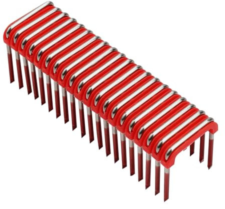 UYZO 1 Insulated Cable Staple MNM1-600 Fits for Milwaukee M12 Cable Stapler Gun 2448-20 for to Wood Surfaces-1-Inch Cable Staple 600 per Box