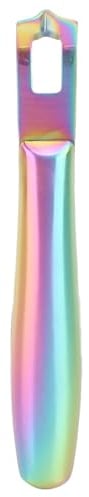 Zerodis Pelador de Limón, Pelador de Frutas de Acero Inoxidable, Pelador de Ralladura de Limón para Cócteles, Raspador de Ralladura de Limón, Pelador de Cítricos de Naranja, Pelador de