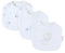 Noukie's - 3er Pack Lätzchen - Jersey - Ecru - bis 12 Monate
