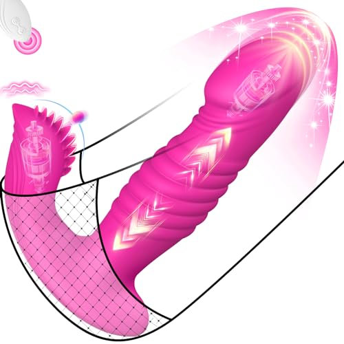 Sex Spielzeug für Die Frau Dildo Vibrator Stoßfunktion, Sexspielzeug Vibratorensets für Frauen mit Fernbedienung,Vibration für Frauen Klitoris G Punkt Paar-Vibratoren, Sex Toys Damen für Sex