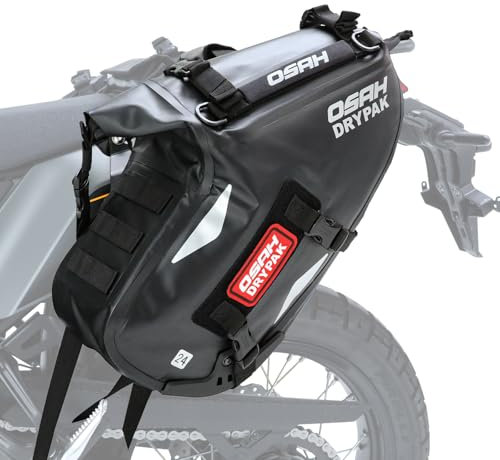Greanthour Motorrad Satteltaschen wasserdicht dauerhaft trockenes Reisegepäck, Anti-Vibration Panniers 48L große Kapazität Tail Taschen, für die meisten Abenteuer- und Sport-Motorradhalter, 1 Paar
