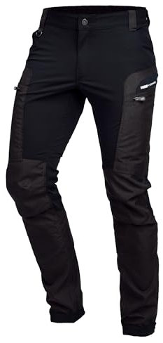 PUMA Workwear Pro-One Adventure Outdoor Wanderhose Herren - Ideal zum Klettern, Bergsteigen, Parkour und mehr – flexibel, verstärkt & strapazierfähig - Outdoor Hosen für Herren - Schwarz - 3XL