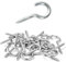 Ganchos de Tornillo - Paquete de 24 Ganchos de Tornillo de Tamaño Pequeño con Roscas, Ganchos Roscados de Pared, Ganchos de Pared Interiores y Exteriores para Colgar Lámparas (M3-40mm 24 piezas)