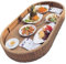 Pool Tablett Poolbar Schwimmend Rattan Gewebt Serviertablett Schwimmendes Tablett Tisch Bar Schwimmbad Für Servieren Von Getränken Brunch Schwimmendes Tablett Für Pool